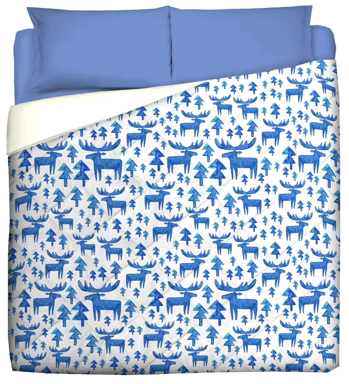 Trapuntino leggero - RENNE BLU