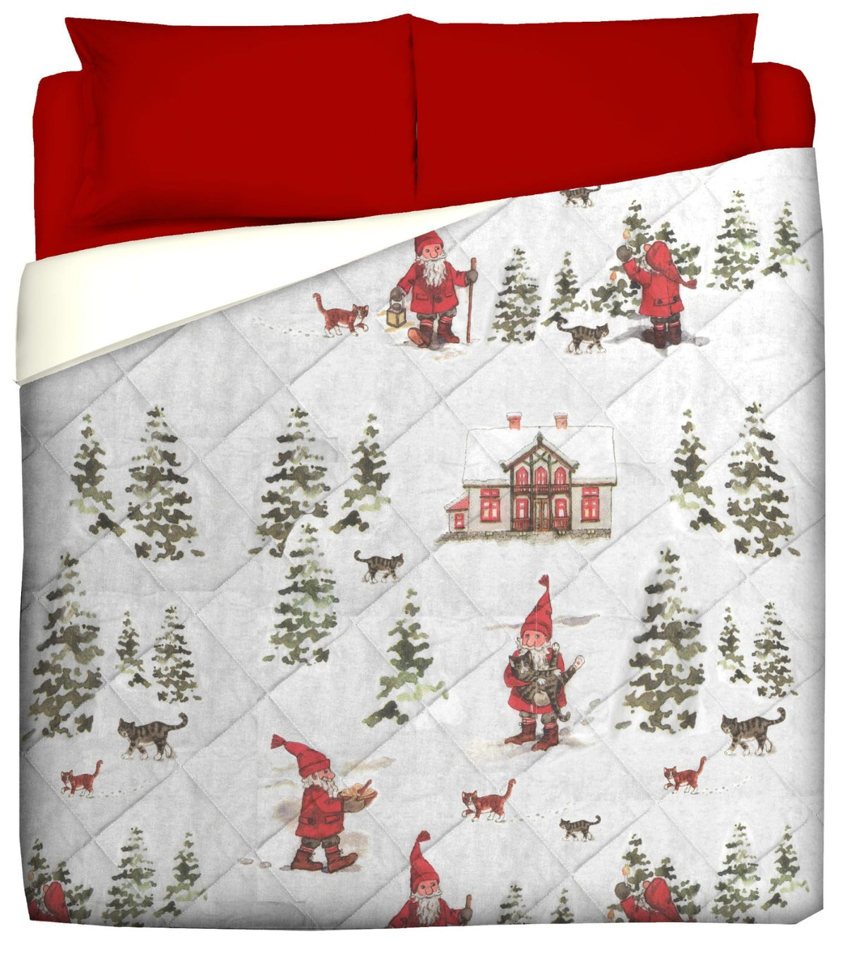 REINDEER WOOD Winter Quilt