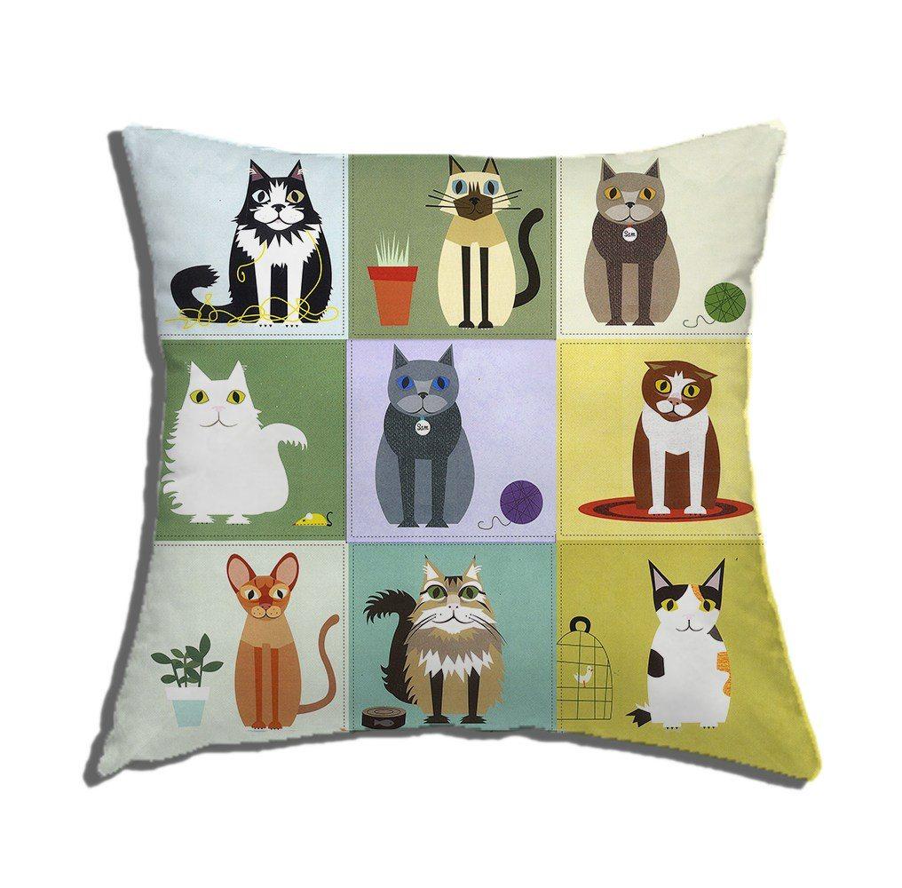Cushion 40x40cm - Cats-Brotherhood