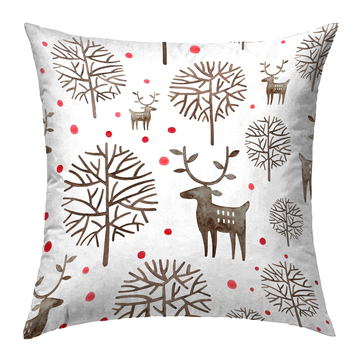 Furniture cushion cm. 40x40 - REINDEER FOREST