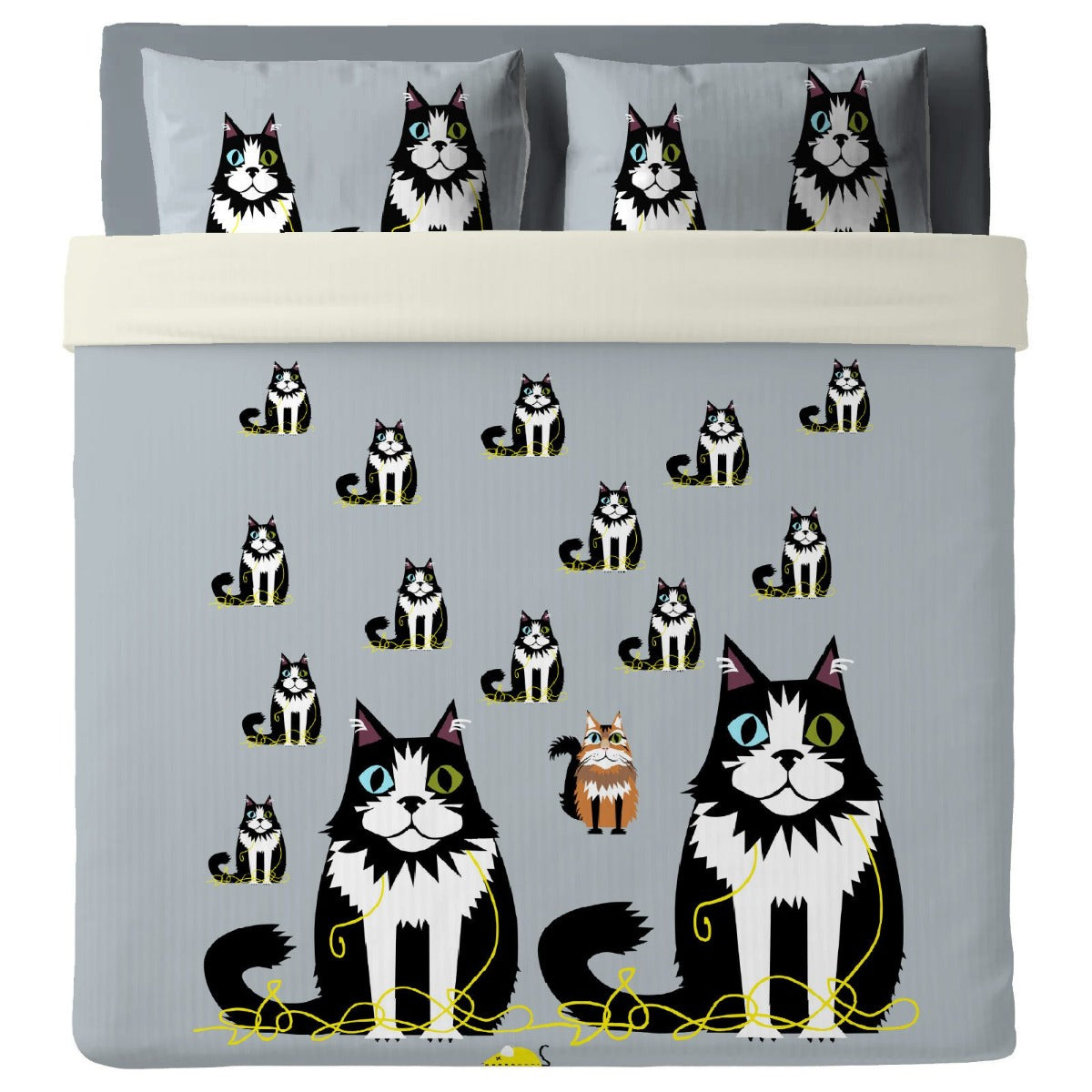 Happy Family bedsheet with pillowcases