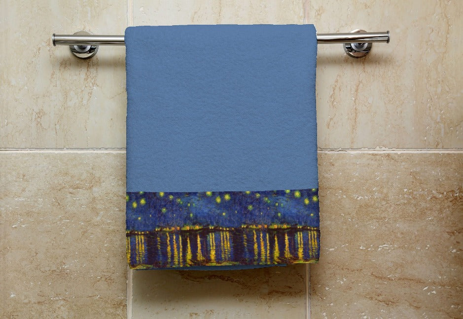 Shower towel - VAN GOGH - NIGHT ON THE RHONE