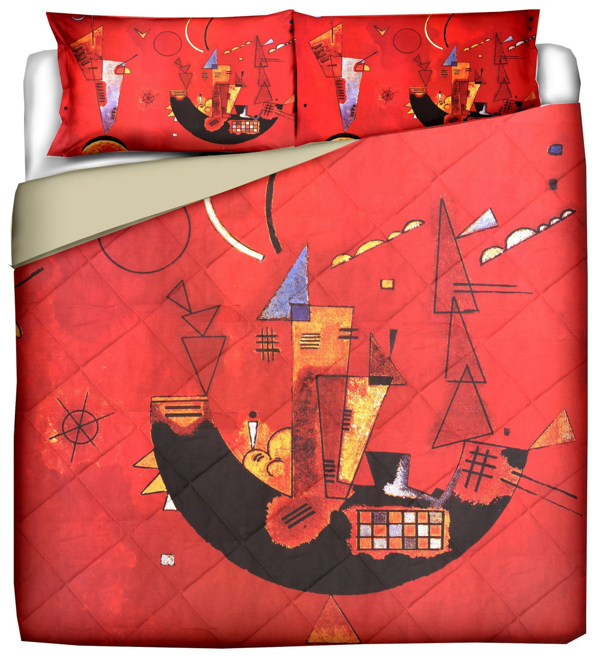 Trapunta Invernale - Kandinsky- Red Universe