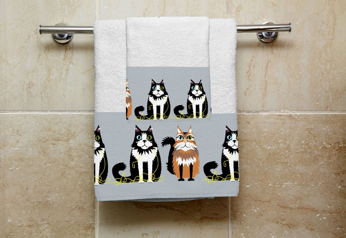 Set 1 Towel + 1 Guest - HAPPY FAMILY