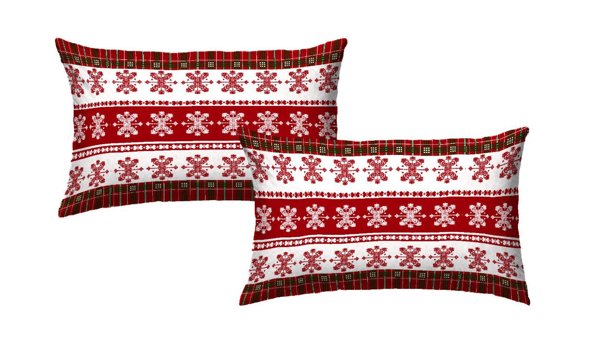Bed pillowcases - TARTAN