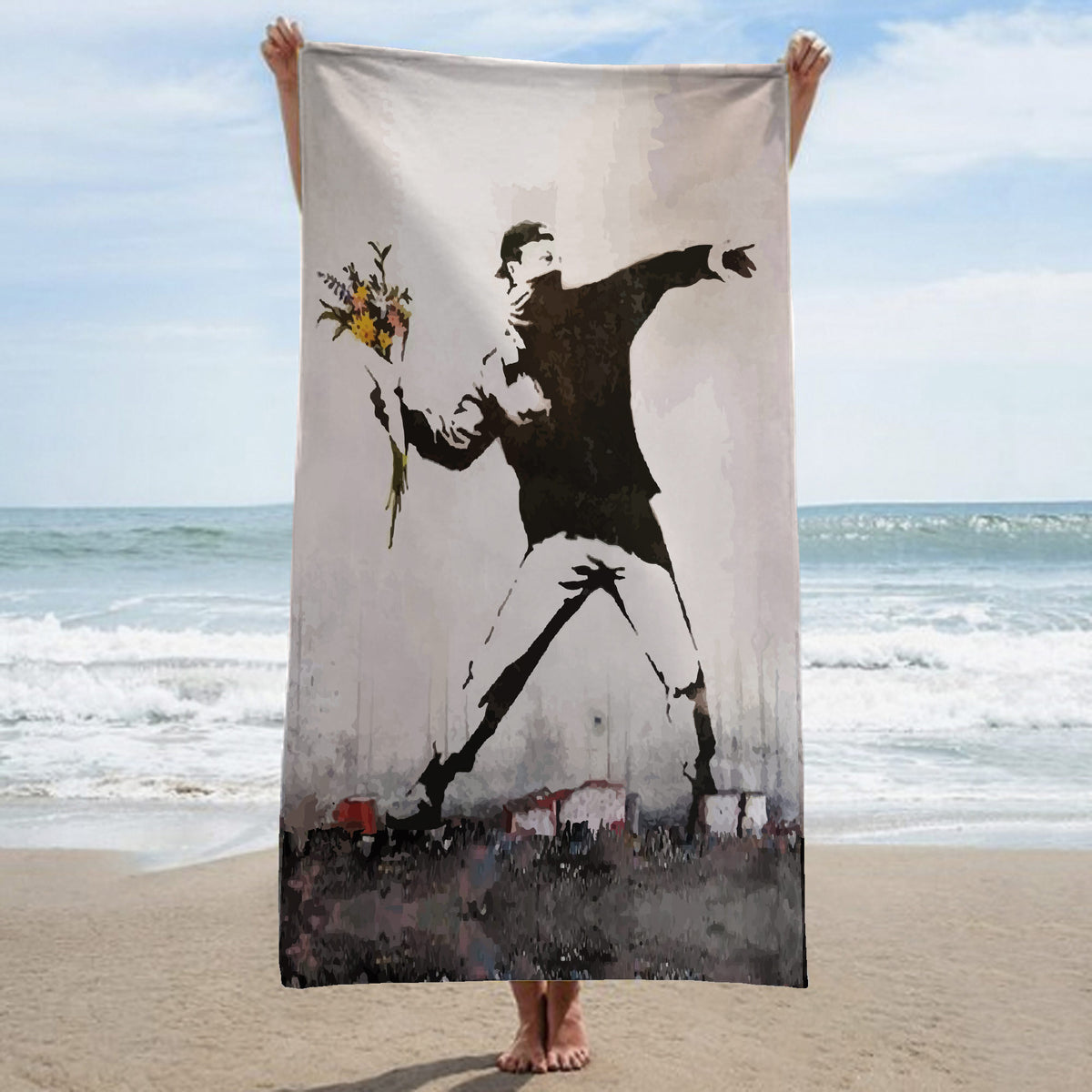 Telo mare - Urban/Street Art - Lanciatore di fiori