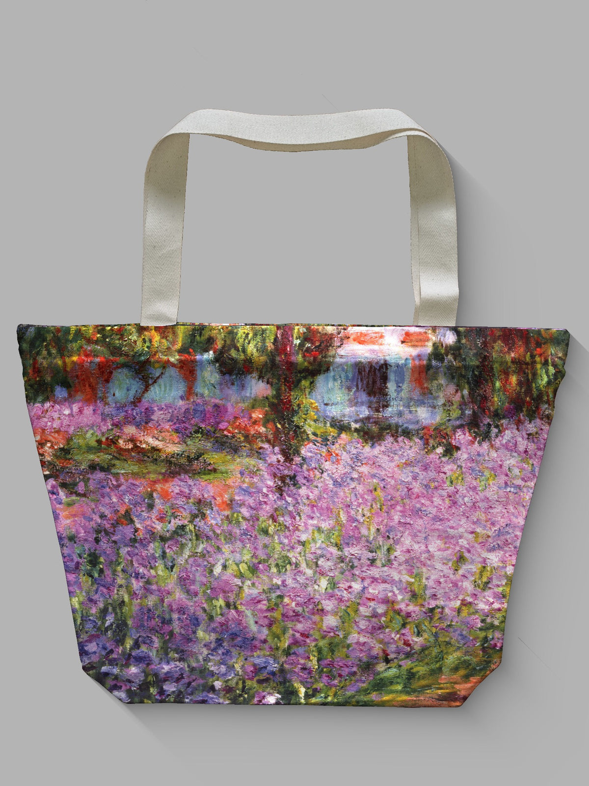 Borsa tessile con cerniera - MONET - IL GIARDINO DELL'ARTISTA