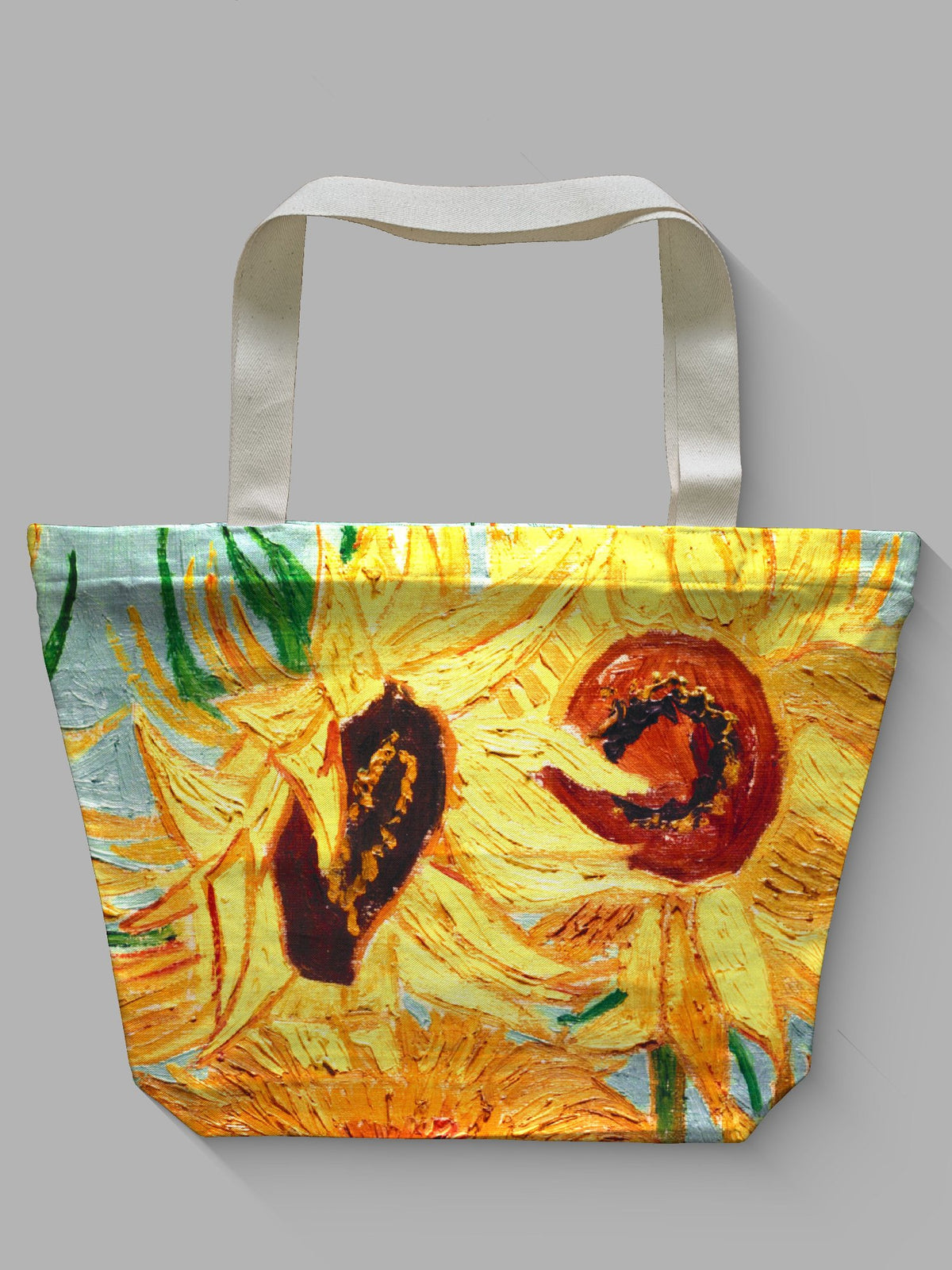 Borsa tessile con cerniera - VAN GOGH - GIRASOLI