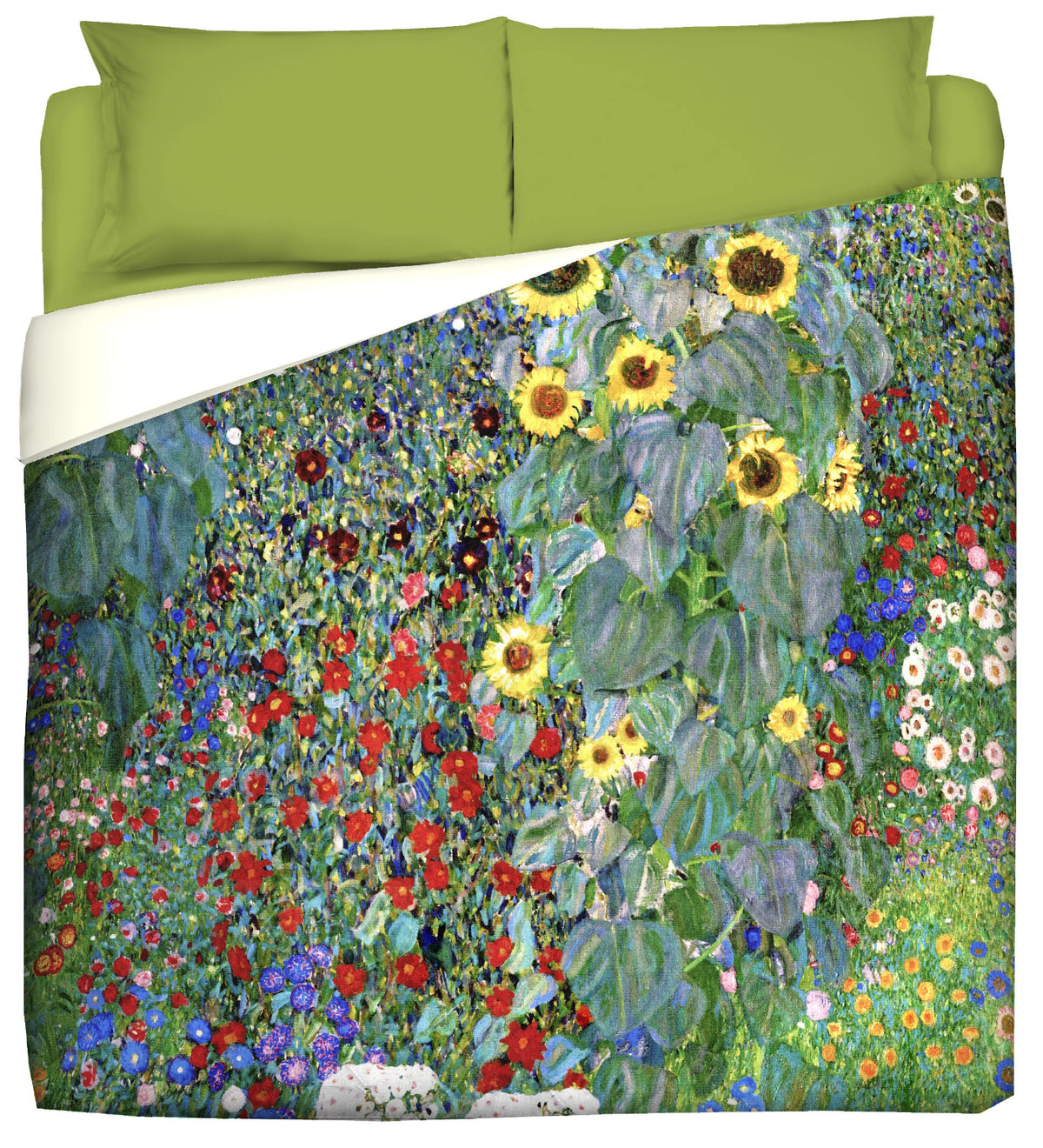 Trapunta Invernale - KLIMT - GIARDINO CON GIRASOLI