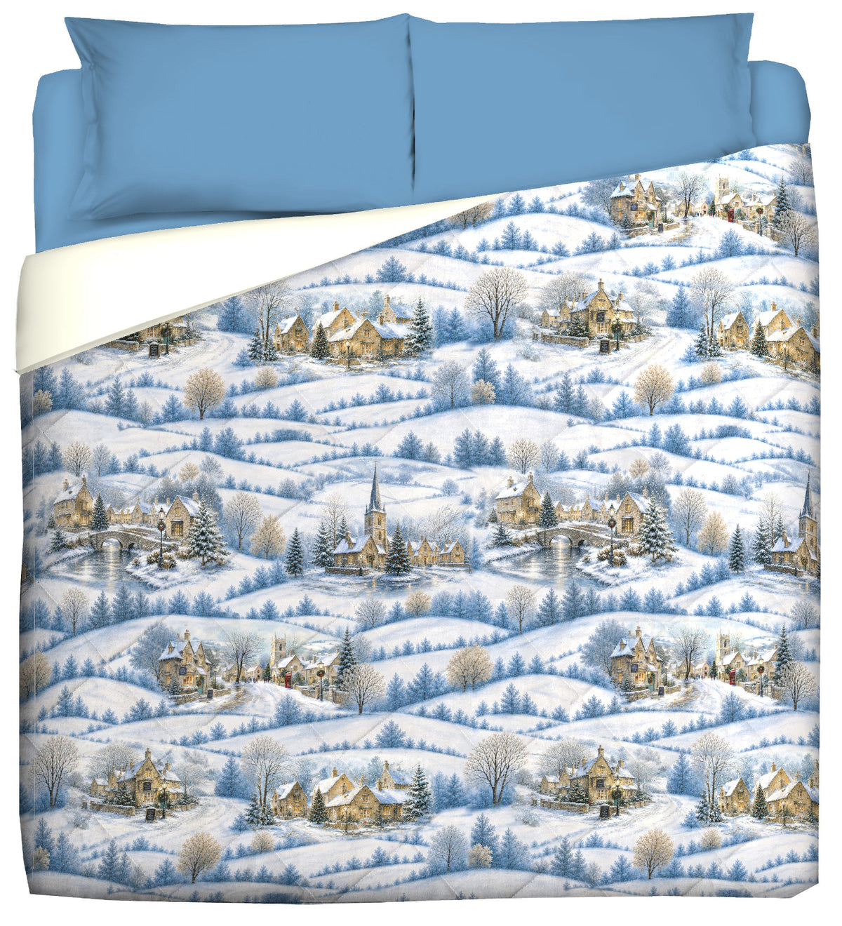 REINDEER WOOD Winter Quilt