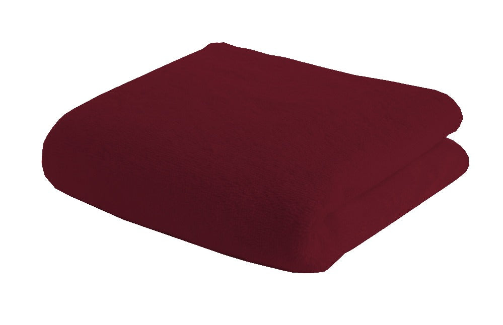 Solid color - Shower towel - Bordeaux