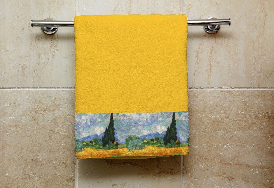 Shower towel - VAN GOGH - CORN FIELD