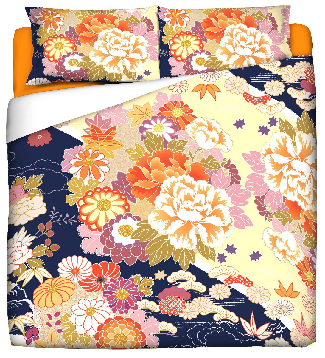 Duvet cover with pillowcases - Japan Mania - Kimono