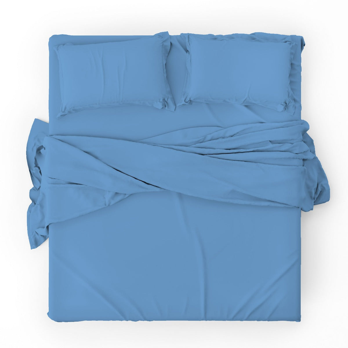 Duvet cover with pillowcases - Plain White