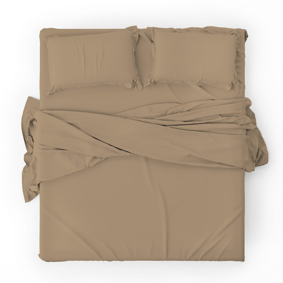 Duvet cover with pillowcases - Solid Color Rope