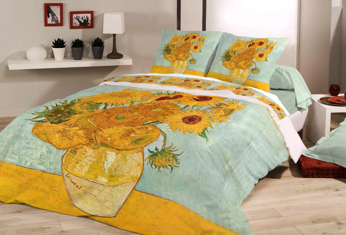 Duvet cover with pillowcases - Van Gogh-Girasoli