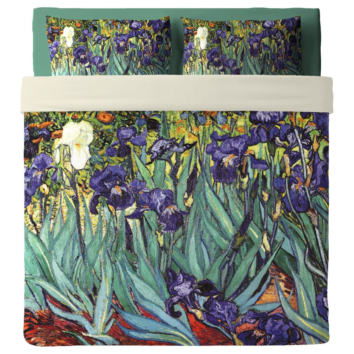 Lenzuolo Copriletto con federe   Van Gogh - Iris