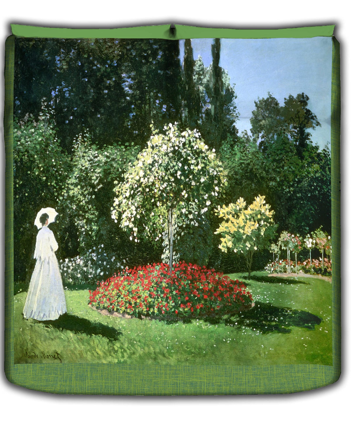 Mezzero - Monet Furnishing Cloth - Field of Poppies