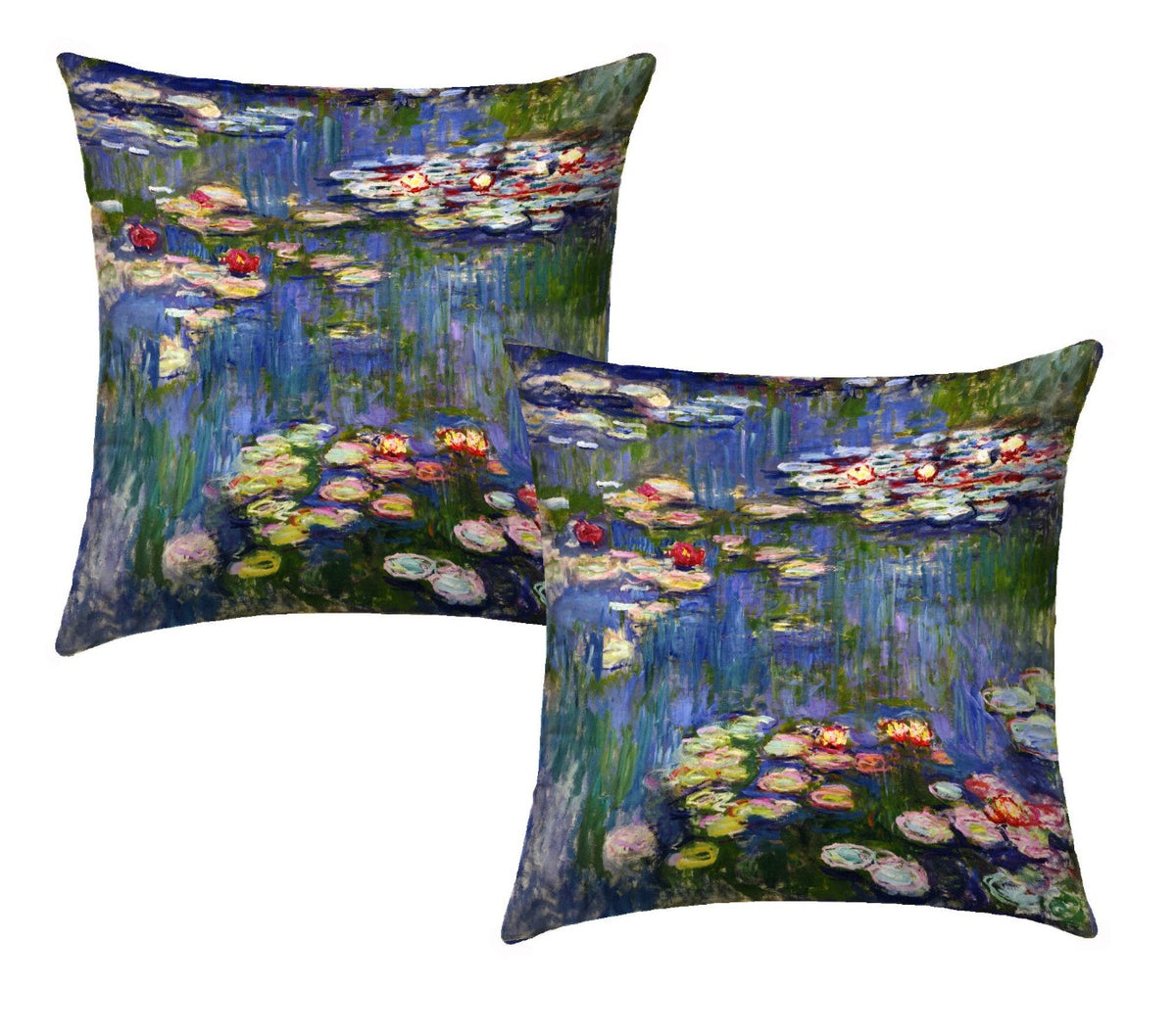 Pair of Cushion Covers - Water Lilies - Monet