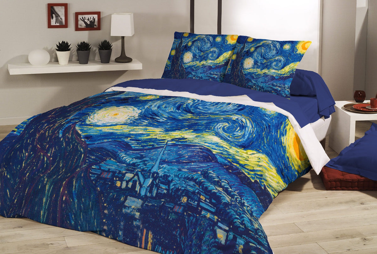 Duvet cover with pillowcases - Van Gogh-Starry Night
