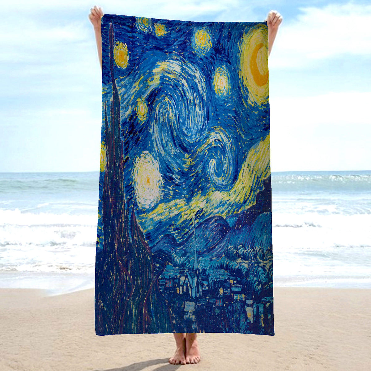 Beach towel - VANGOGH - STARRY NIGHT