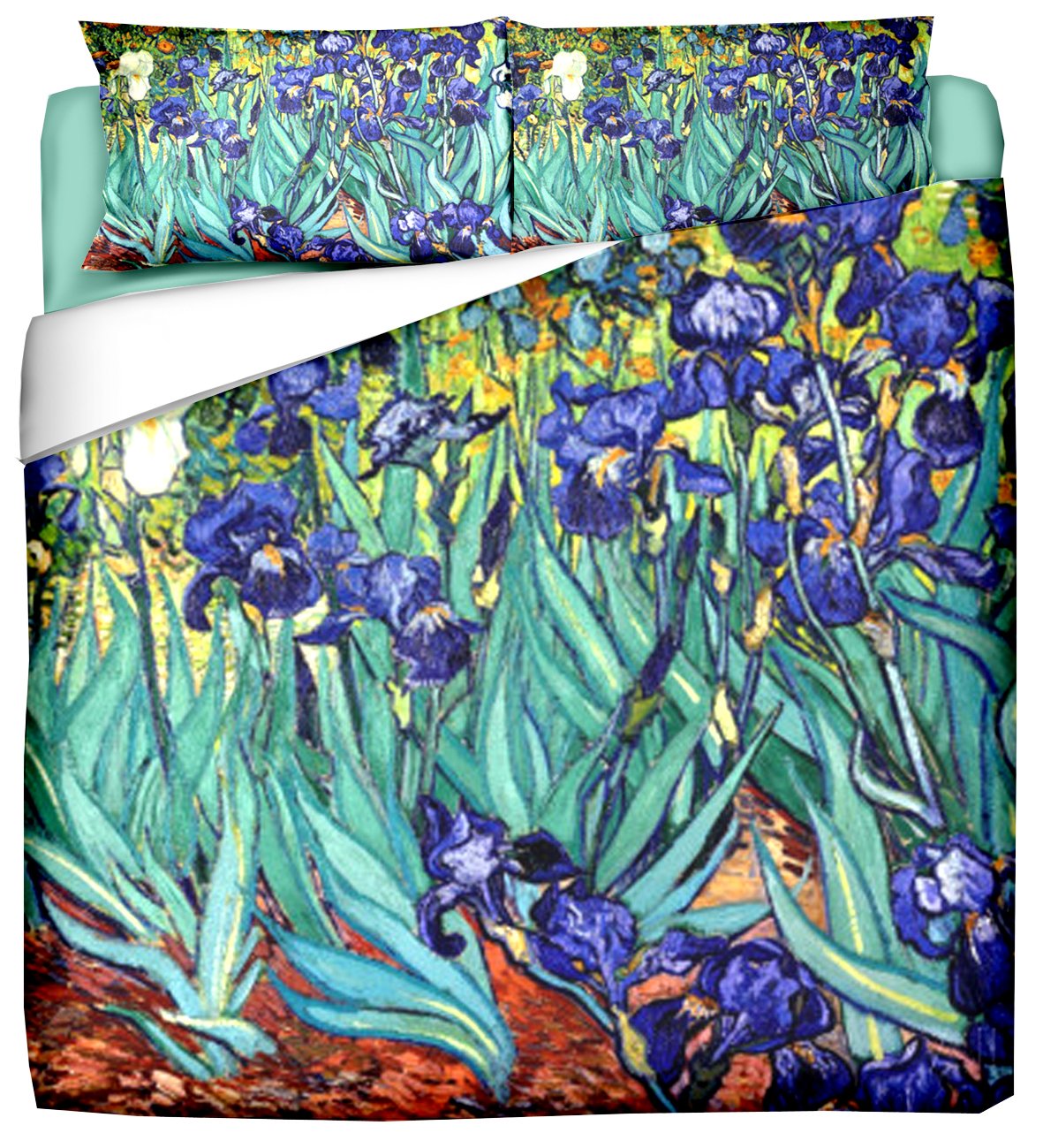 Duvet cover with pillowcases - Van Gogh-Iris